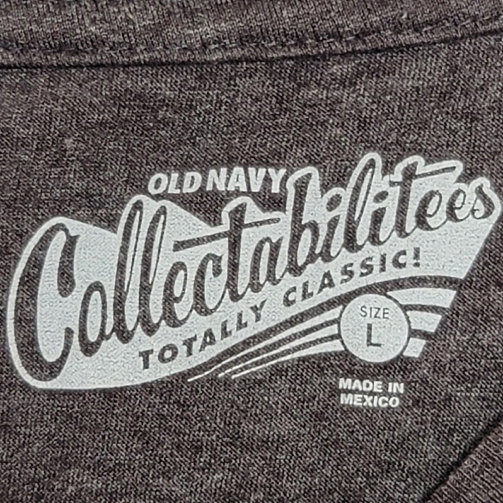 Old Navy Collectibles Mens T Shirt Size L Large Gray Batman Short Sleeve Casual - Picture 4 of 10